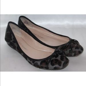 Jean Michel Cazabet camo leopard calf hair ballet
